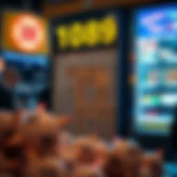 Visualization of lottery number patterns