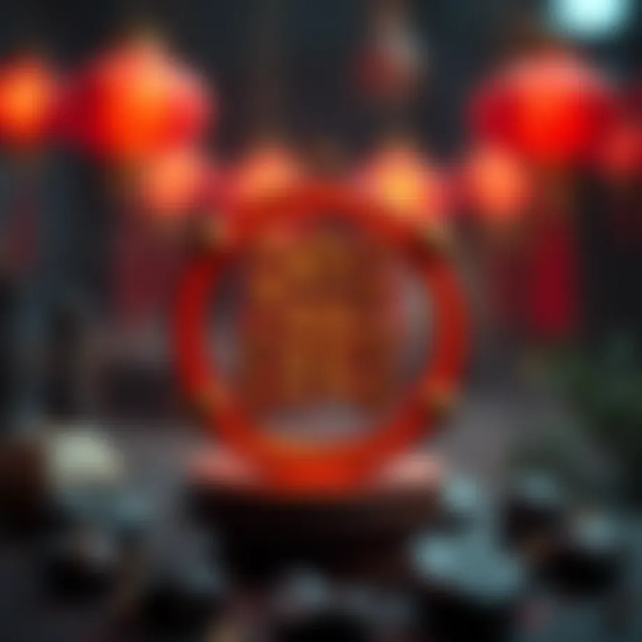 Mystical symbols associated with fortune and luck